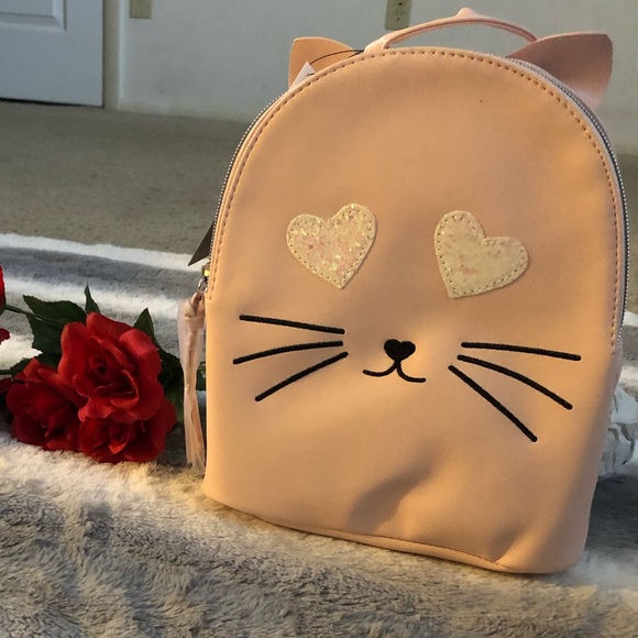 Other - Pink cat mini backpack